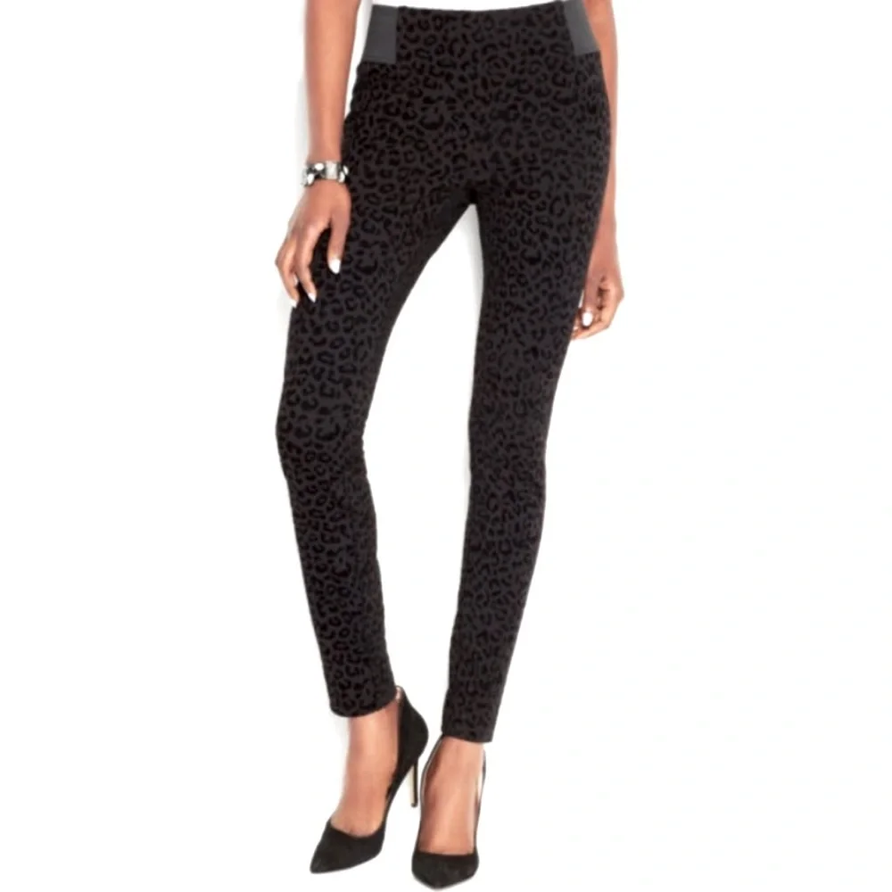 Bar III Women’s Leopard Print Legging Pants Size Small - Picture 1 of 5